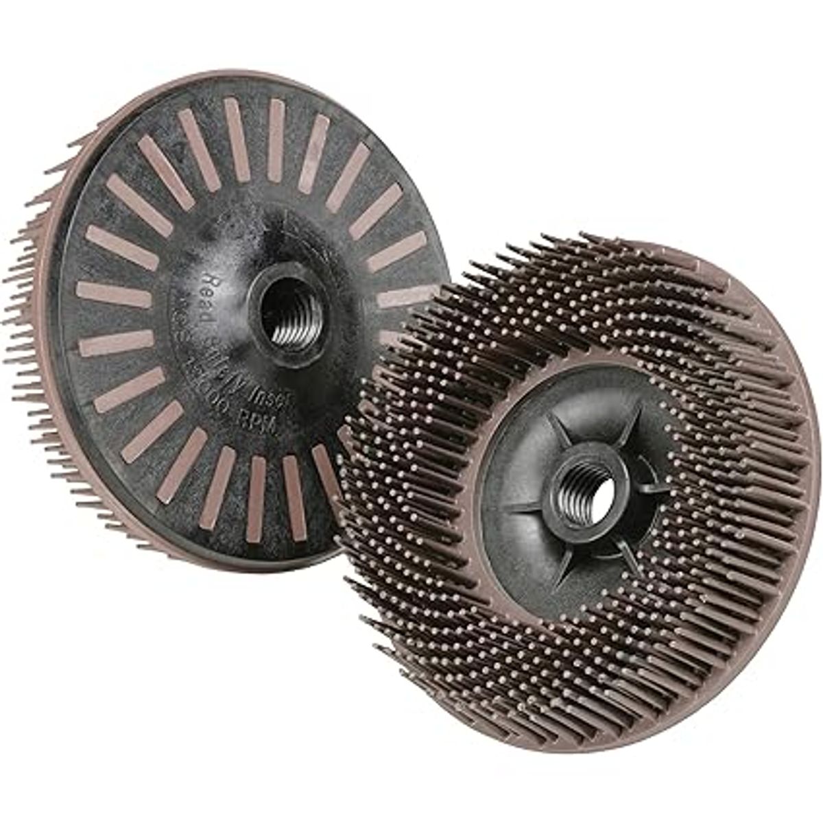 Disco de cerdas Scotch-Brite™ 4-1/2" grano 36 marrón, marca 3M - Foto Principal