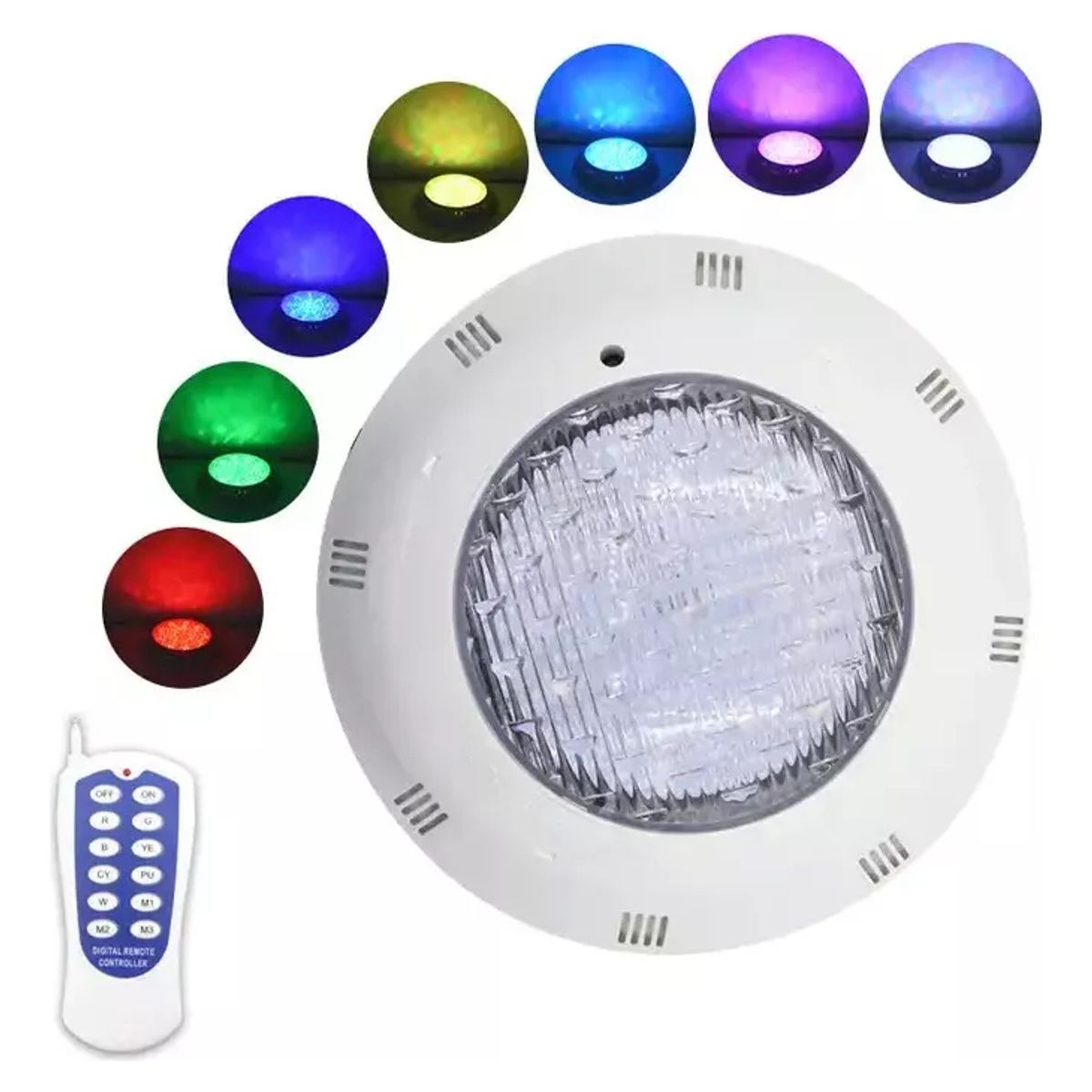 U BUY - Foco De Piscina Led Multicolor 18w 12v Control Remot