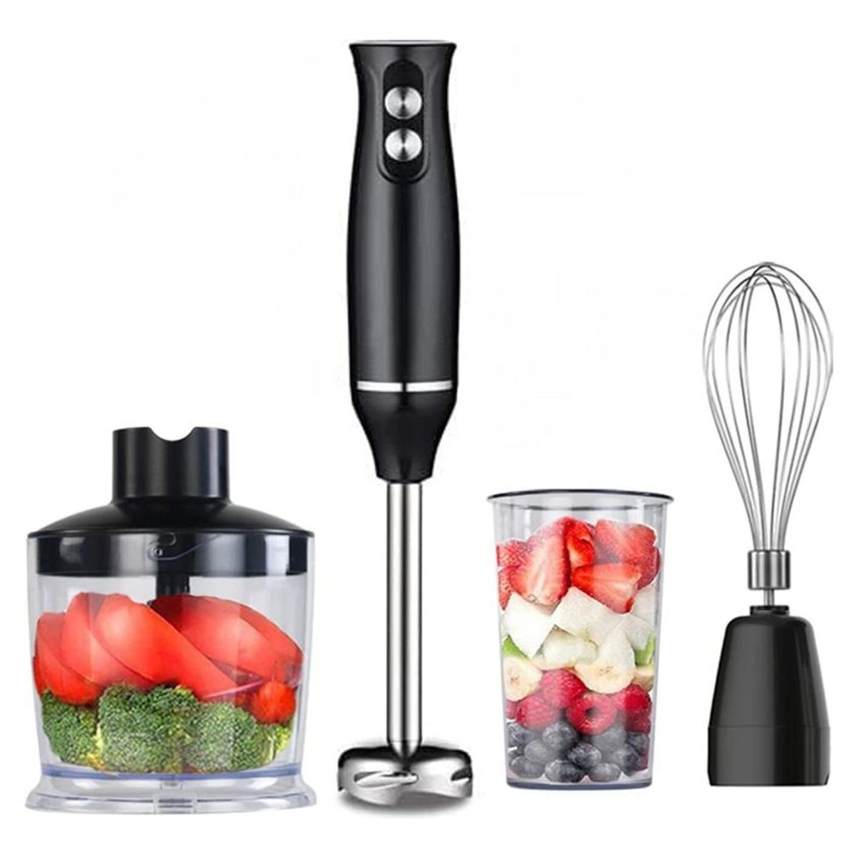 U BUY - Batidora De Mano De Acero Inoxidable De 500w