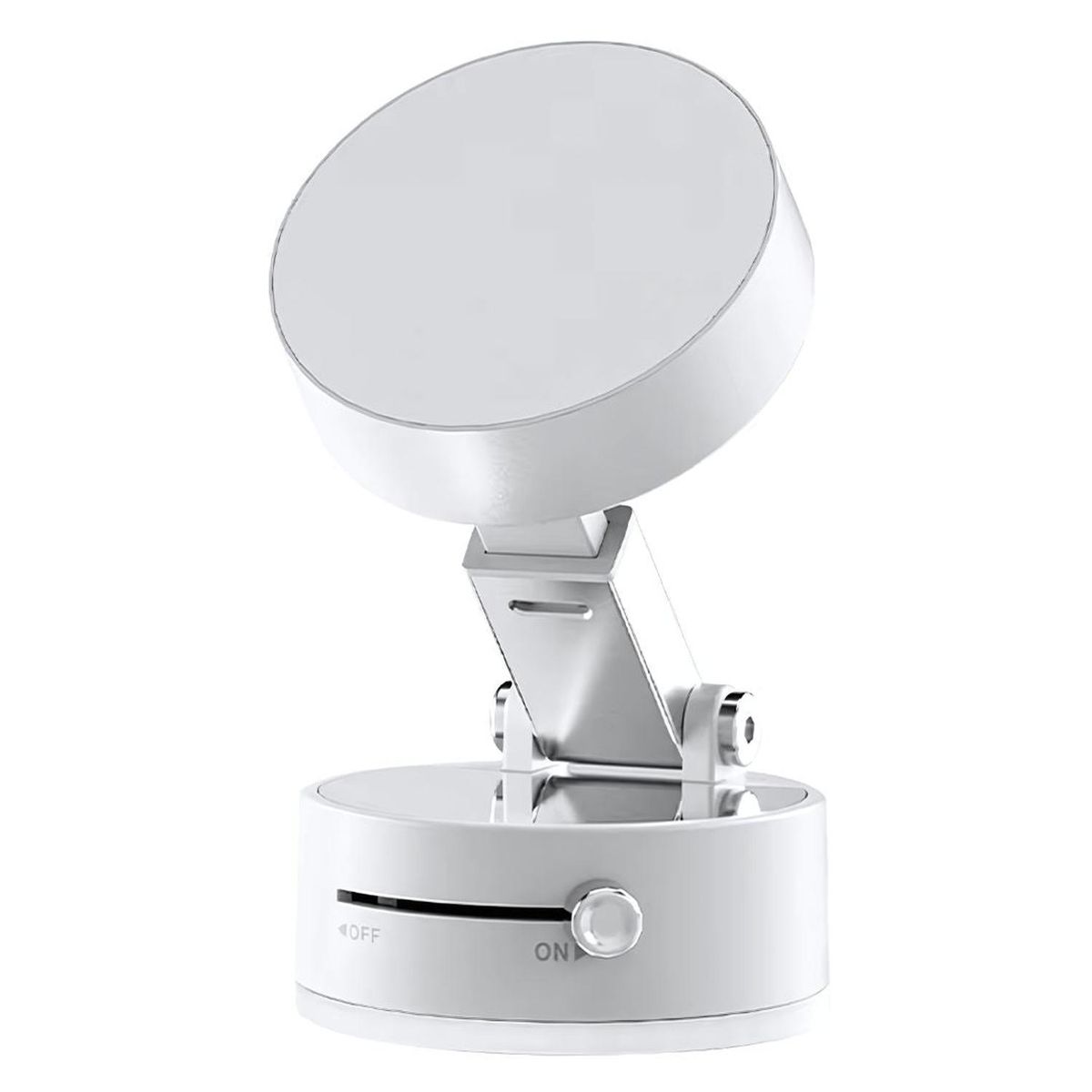 GENERICO - Soporte Magnético para Celular Plegable Succión al Vacío Blanco