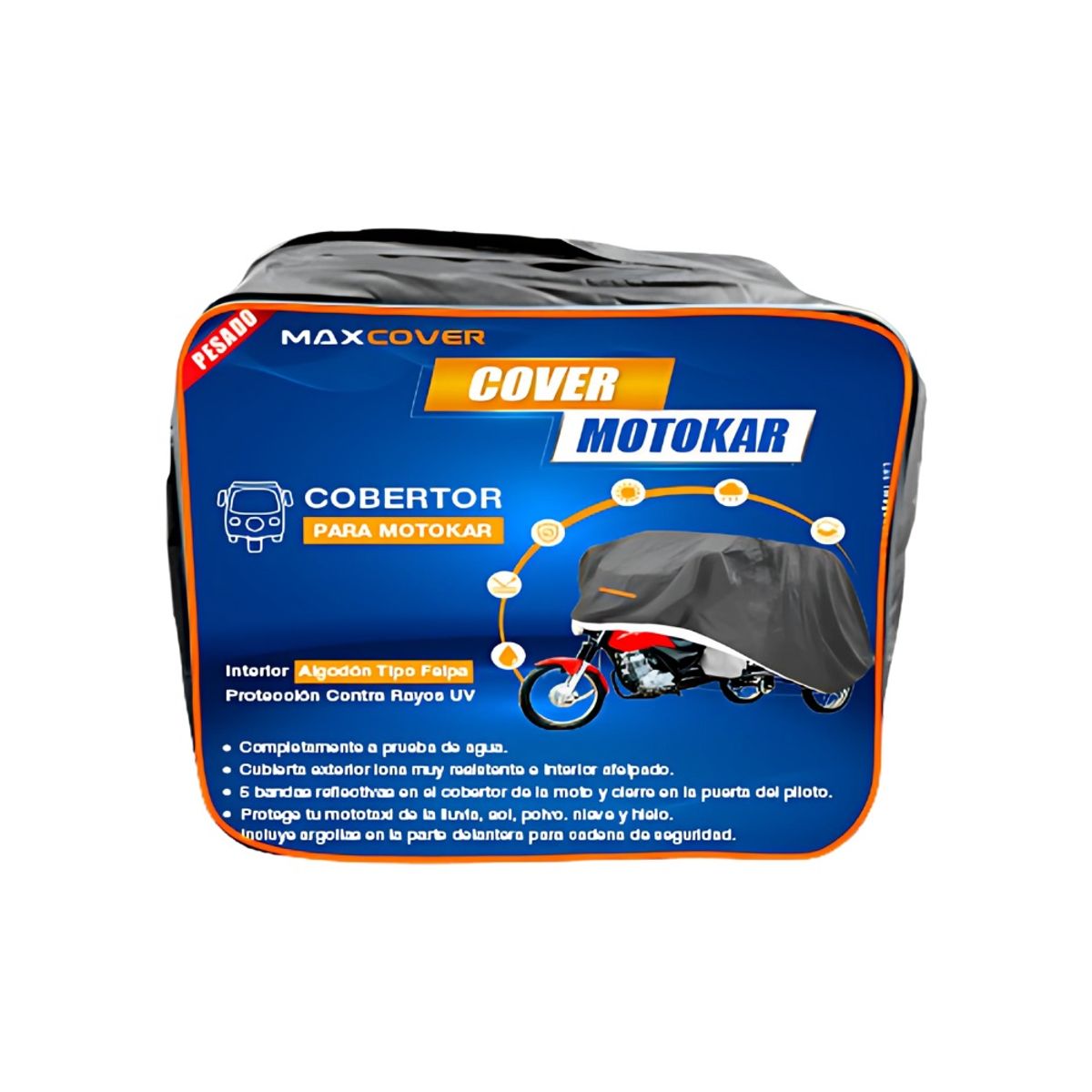 GENERICO - Cobertor Impermeable Para Motokar MaxCover
