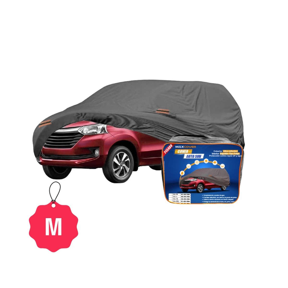 GENERICO - Cobertor para Auto SUV Funda Gruesa Impermeable - Talla M
