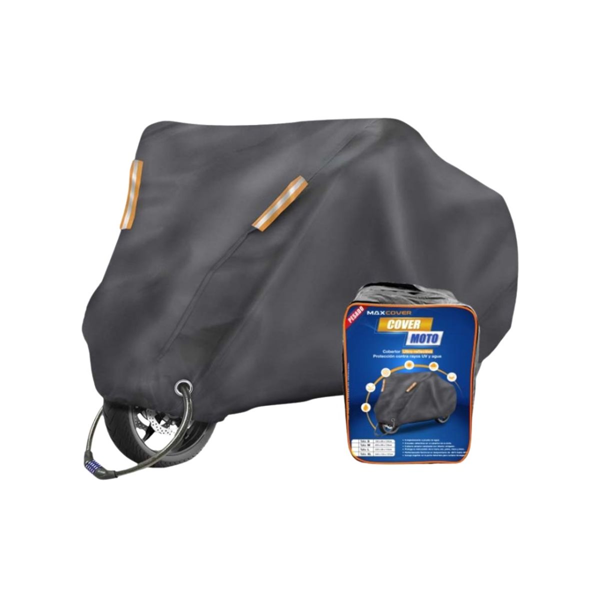 GENERICO - Cobertor para Moto Pesado Impermeable  MAXCOVER - Talla XXL