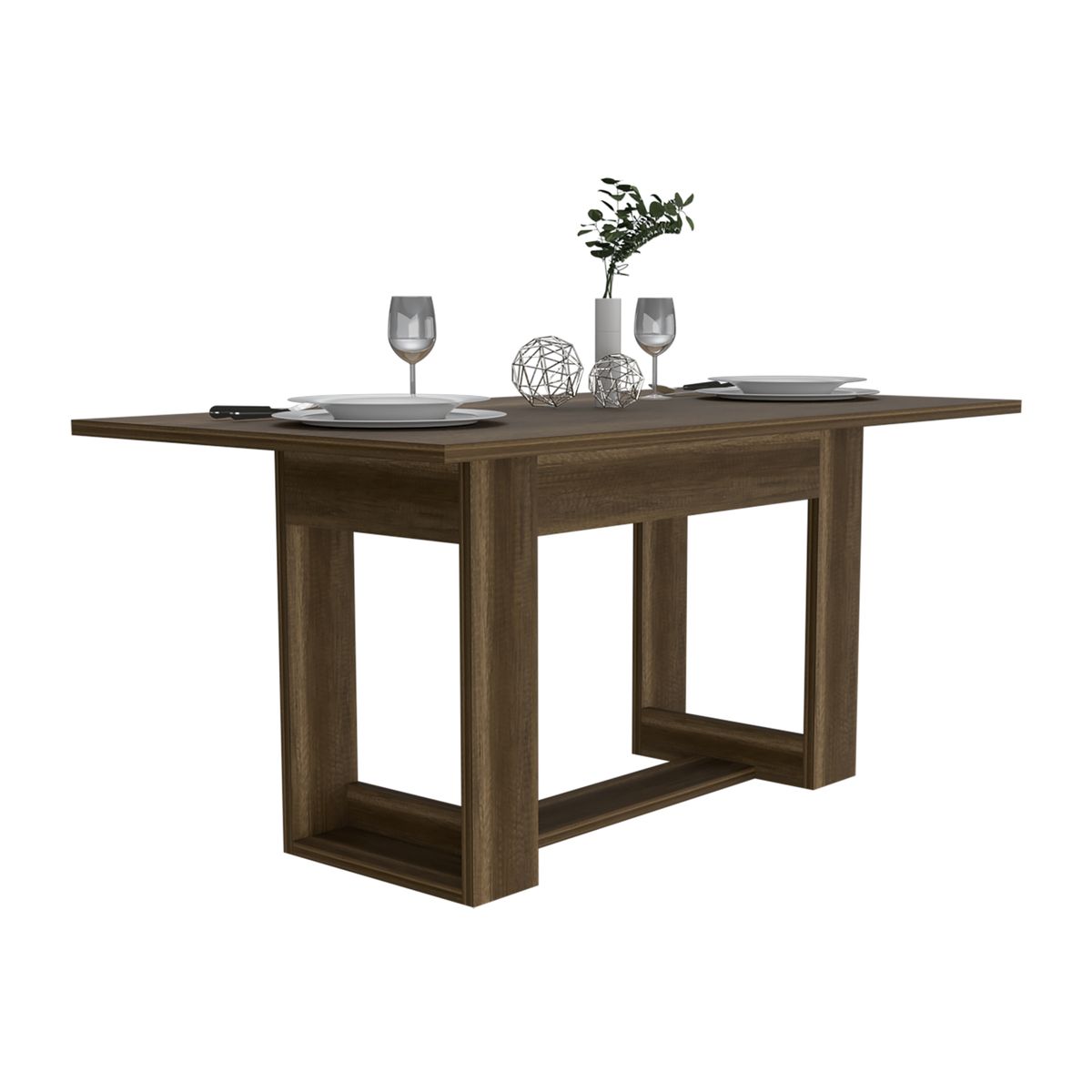 FMFURNITURE - Mesa De Comedor Fm-004O Café Oscuro