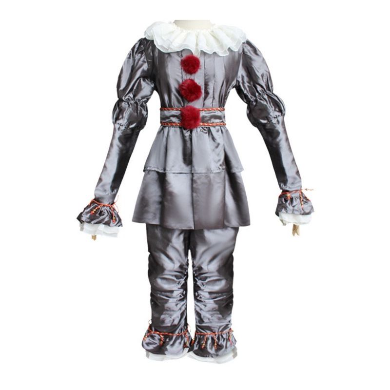 GIOIO - Disfraz Payaso Terror Halloween Cosplay Personaje XXXL