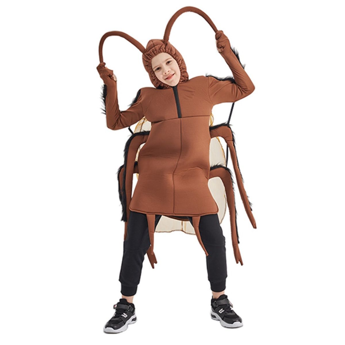 GIOIO - Disfraz Cucaracha Niño Enterizo Divertido Terrorífico L