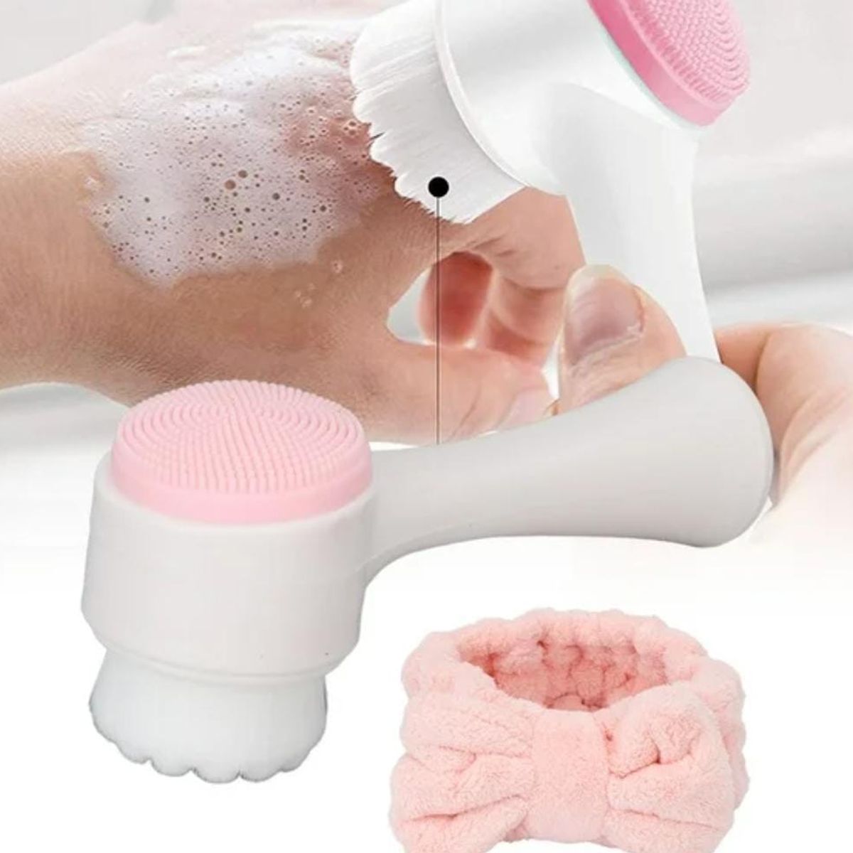 MORITA BAG STORE - CEPILLO DE LIMPIEZA FACIAL 2 EN 1