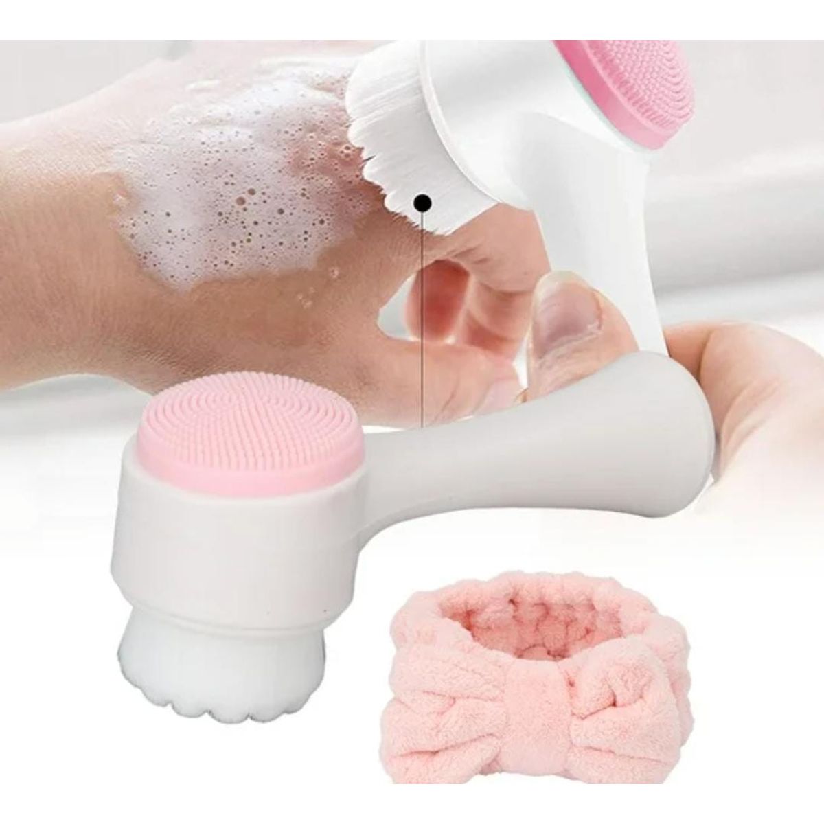 MORITA BAG STORE - CEPILLO DE LIMPIEZA FACIAL 2 EN 1