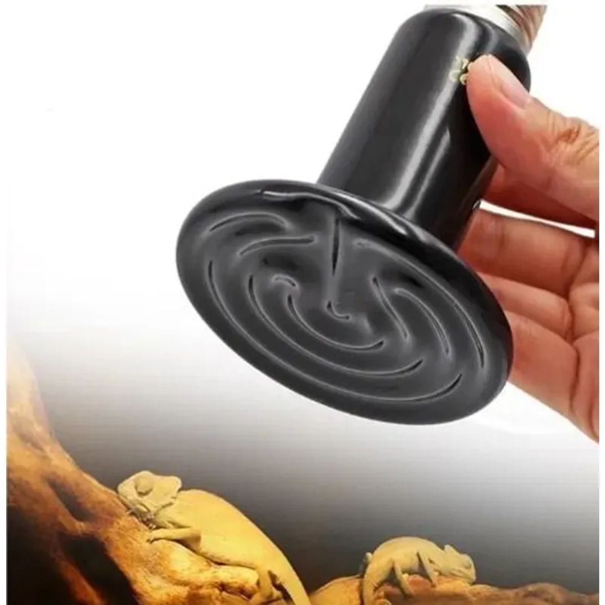 GENERICO - PACK X2 FOCO CERAMICO RESISTENCIA INCUBADORA REPTILES 100W 220V