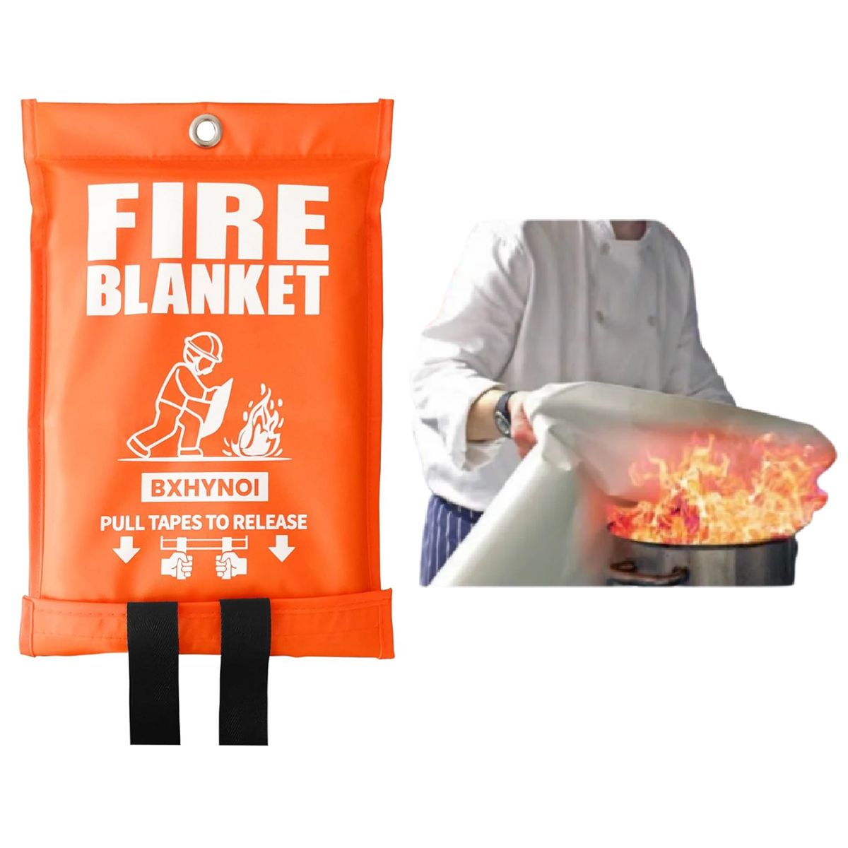 GENERICO - Manta Extintor Extinguidor Anti Incendios Fuego Emergencia