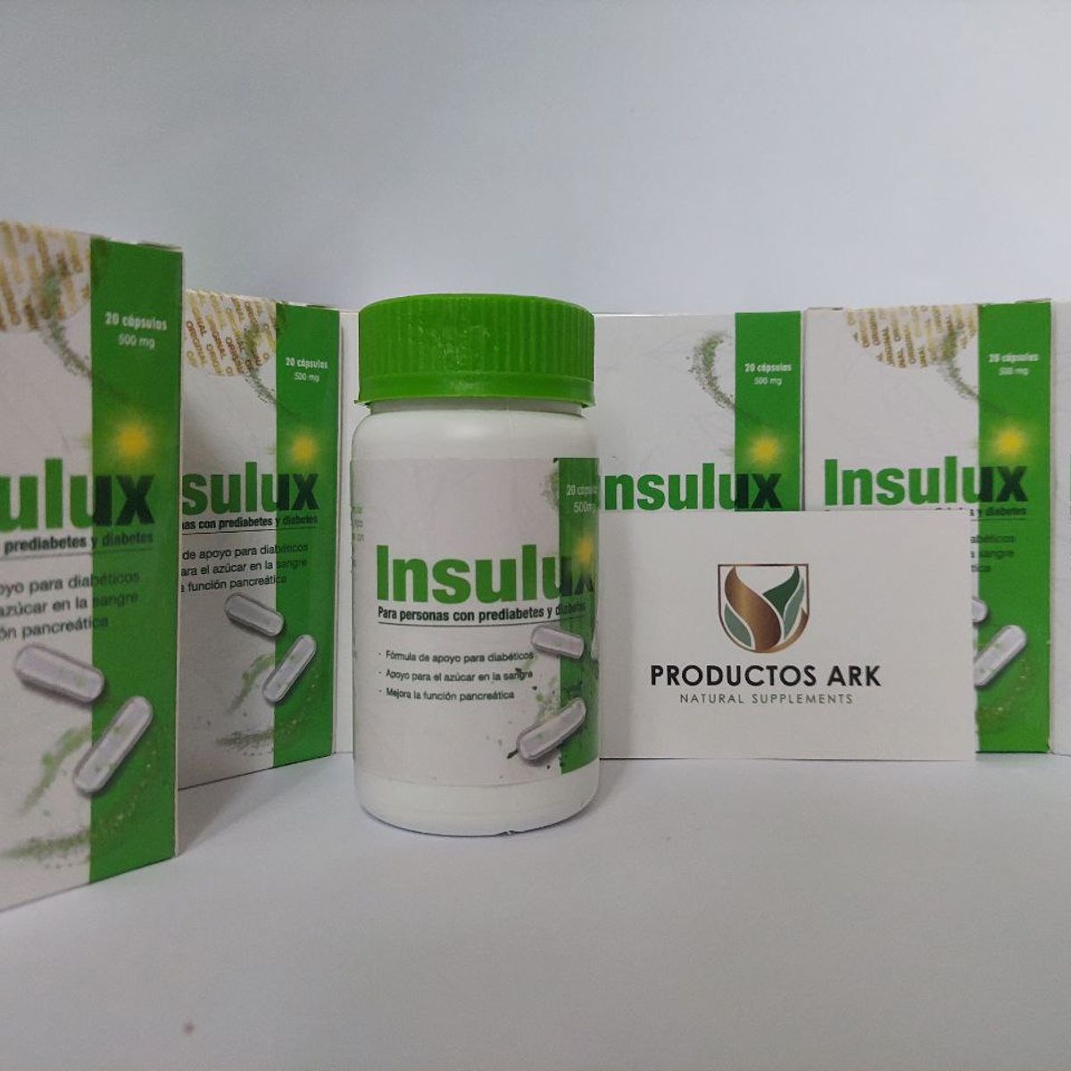 GENERICO - INSULUX SUPLEMENTO ALIMENTICIO PARA PERSONAS CON PREDIABETES Y DIABETES Pack 6