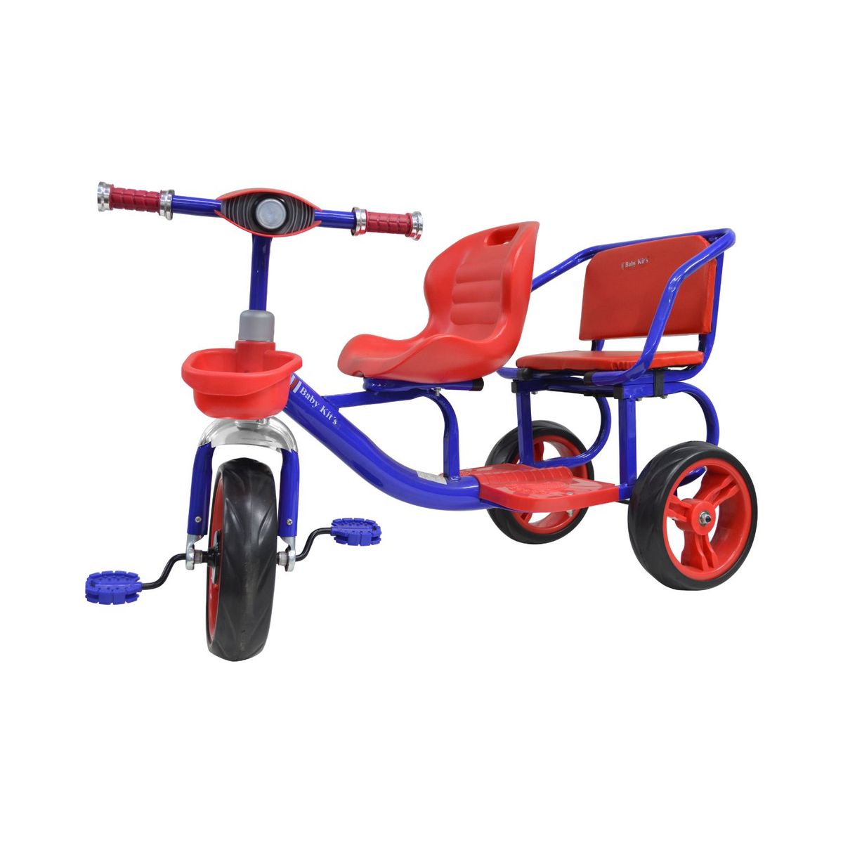 BABY KITS - Triciclo Neo Doble Rojo-Azul