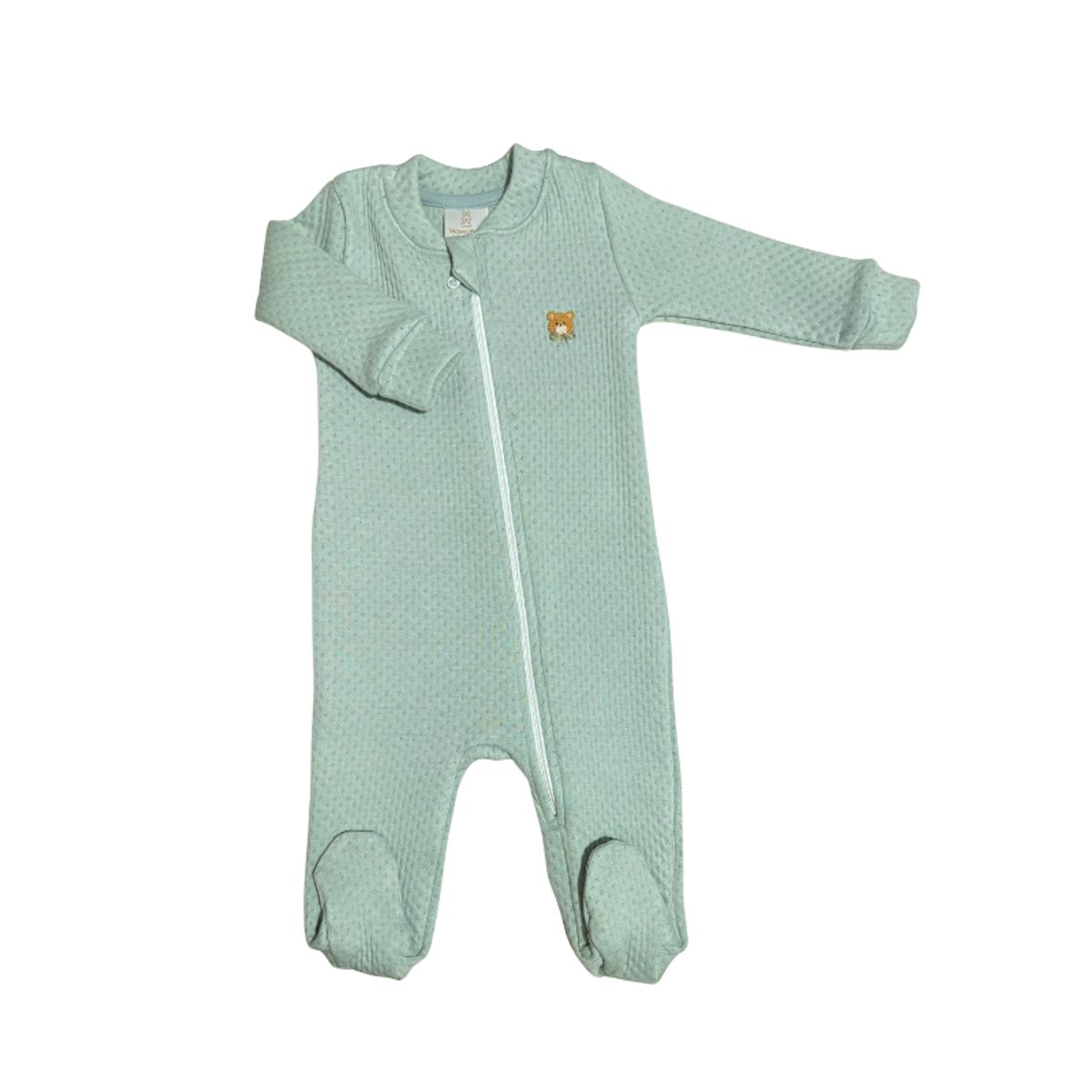 WAWA PIMA - PIJAMA BEBÉ NIÑO GREEN BEAR JACQUARD