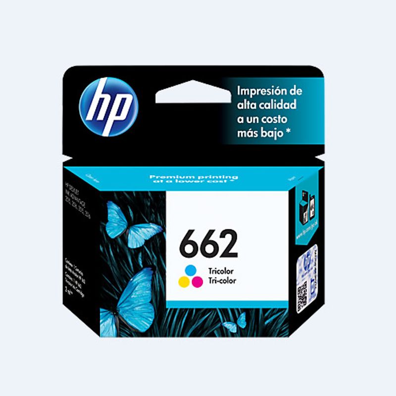HP - CARTUCHO DE TINTA HP  662 TRICOLOR CZ104AL 100 PAGINAS