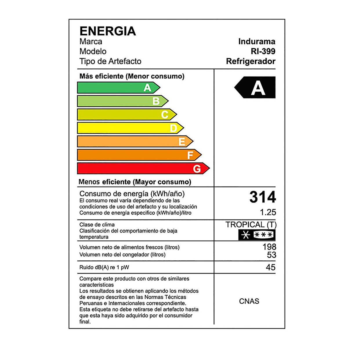 INDURAMA - Refrigeradora Indurama RI-399 No Frost Croma 251 L