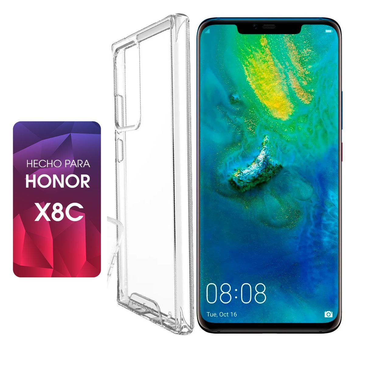 SPACE - Case Space Para Honor X8C Transparente