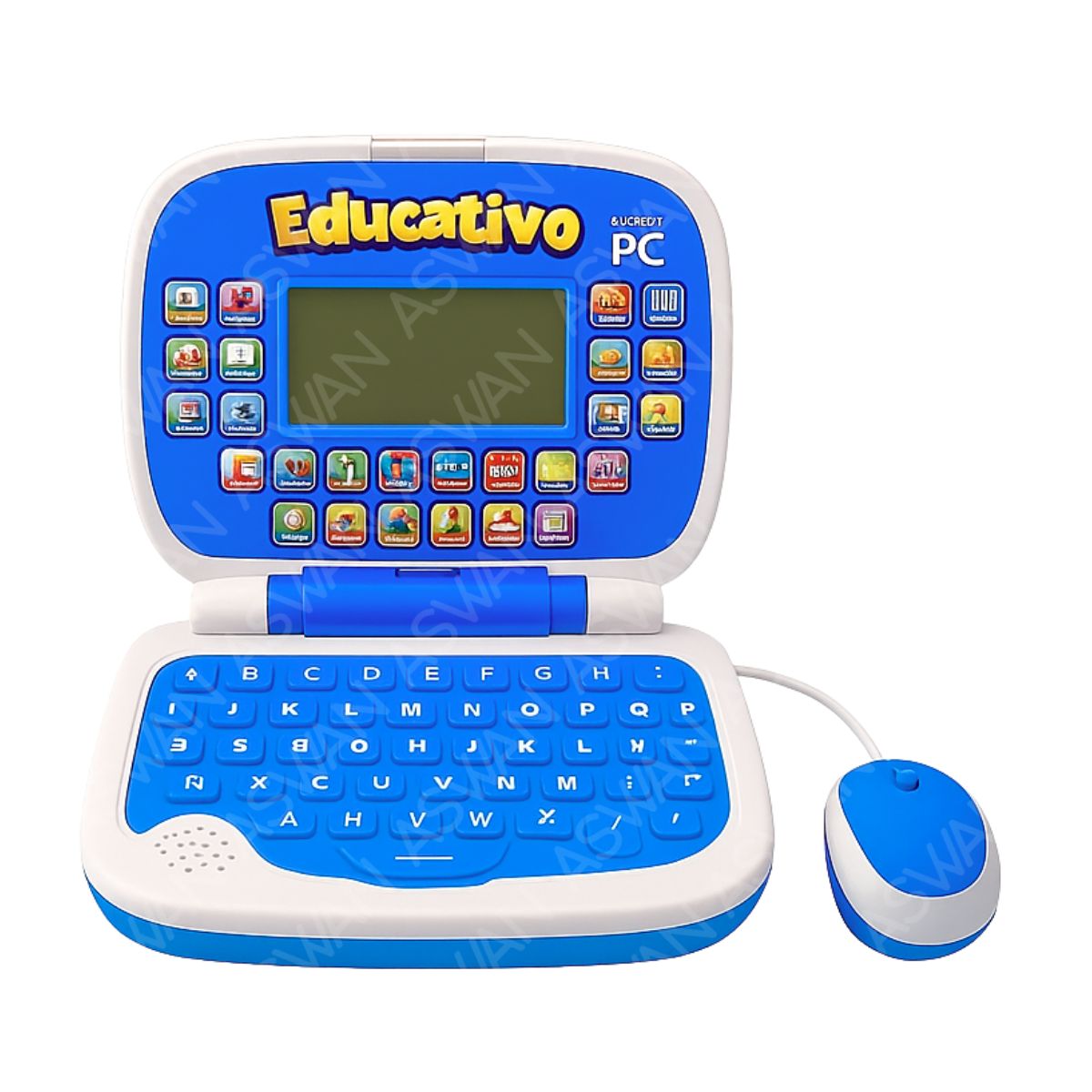 GENERICO - Mini Laptop Educativa Interactiva para Niños Azul