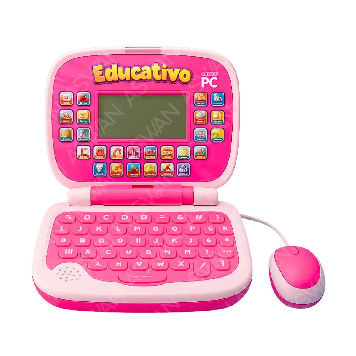 GENERICO - Mini Laptop Educativa Interactiva para Niñas Rosa
