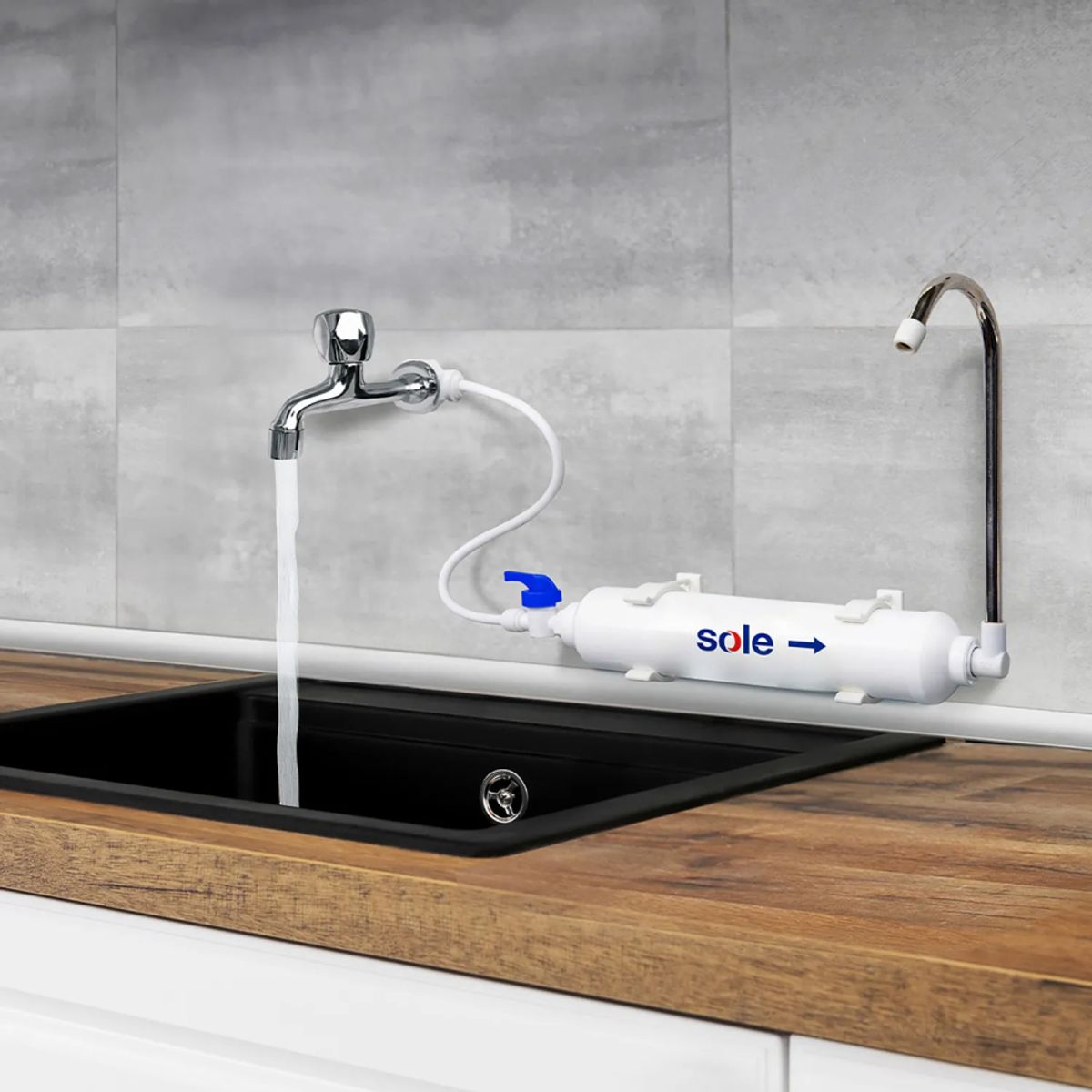 Sole - Purificador En Línea Sobre Lav Premium Sole FILSOL018C