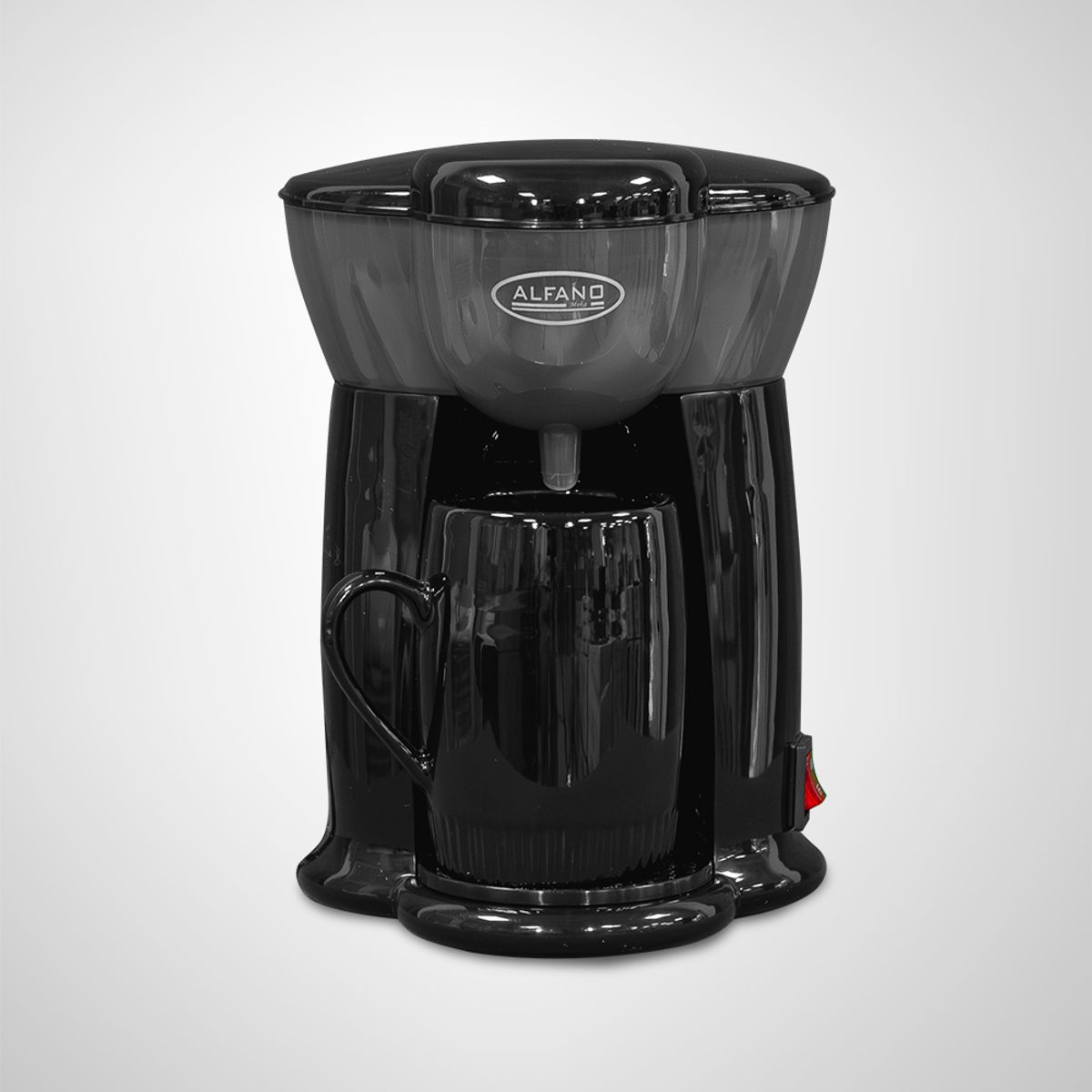 ALFANO - Mini Cafetera Personal ALFANO Incl Taza de Cerámica  CM-301C