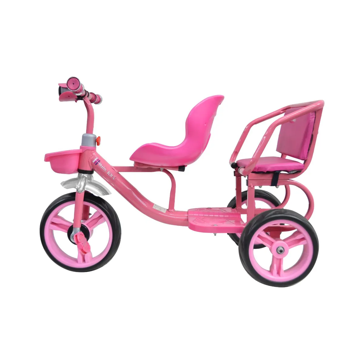 BABY KITS - Triciclo Neo Doble Rosado