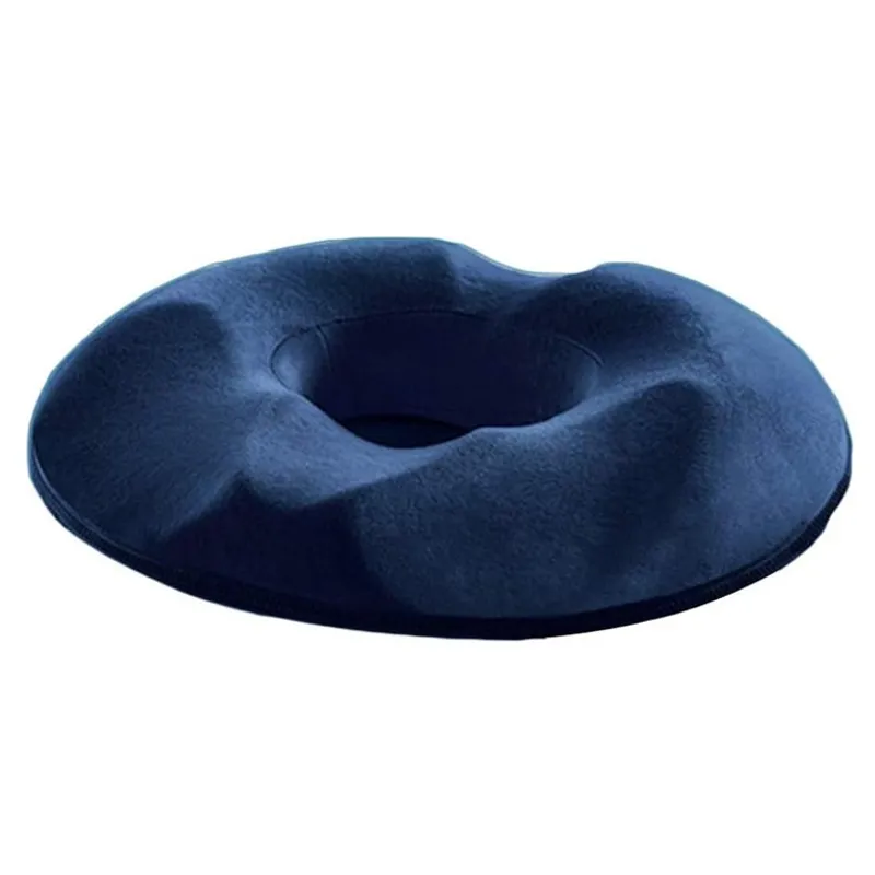 GENERICO - Rodete viscoelastico y gel para coxis anatómico azul