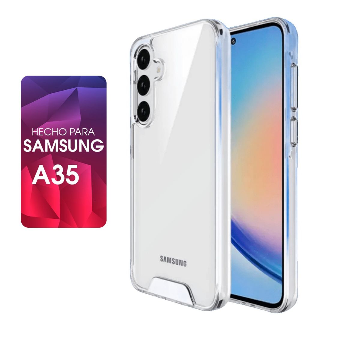 SPACE - Case Space Para Samsung A35 Transparente