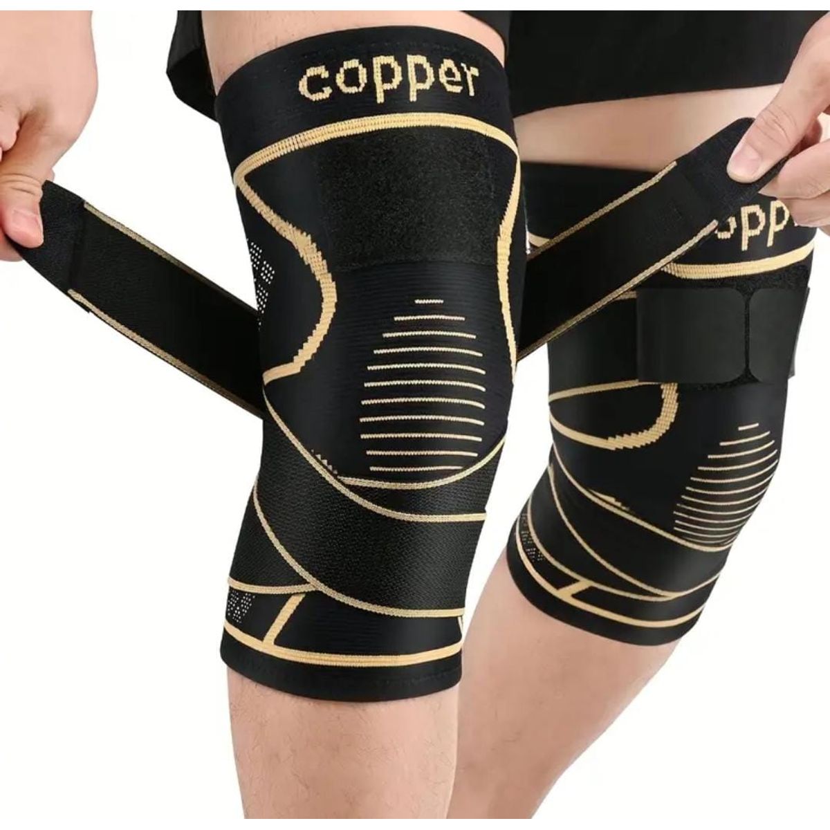 GENERICO - Rodilleras Deportiva de Compresión Unisex Talla L