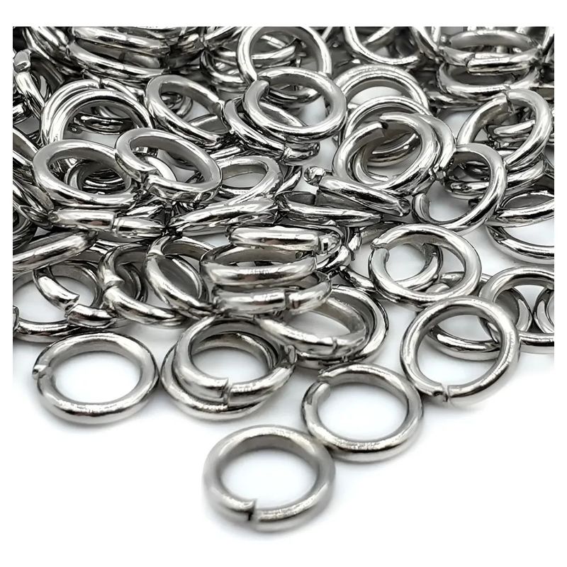 GENERICO - 1000 Unid 6mm Aro Argollas Argollitas Arandelas De Llaveros