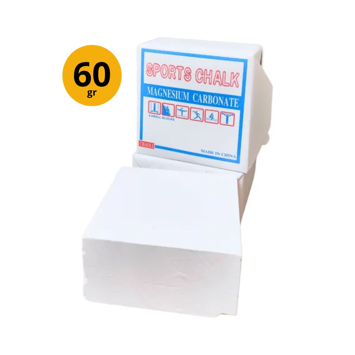 GENERICO - BLOQUE MAGNESIO 60gr CROSSFIT CALISTENIA GIMNASIA