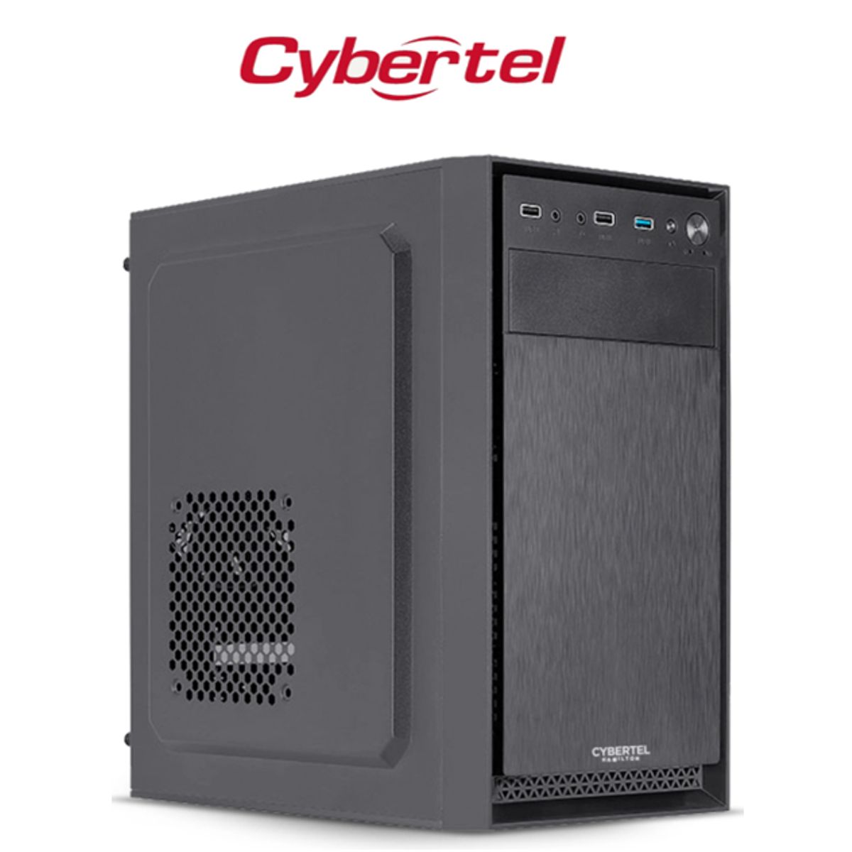 CYBERTEL - Case HAMILTON CYB C2002 350W 2FAN 12CM RAINBOW+ 8CM FAN CYBERTEL
