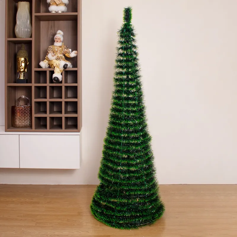 PANORAMA HOGAR - Árbol Navideño Plegable Verde 15M