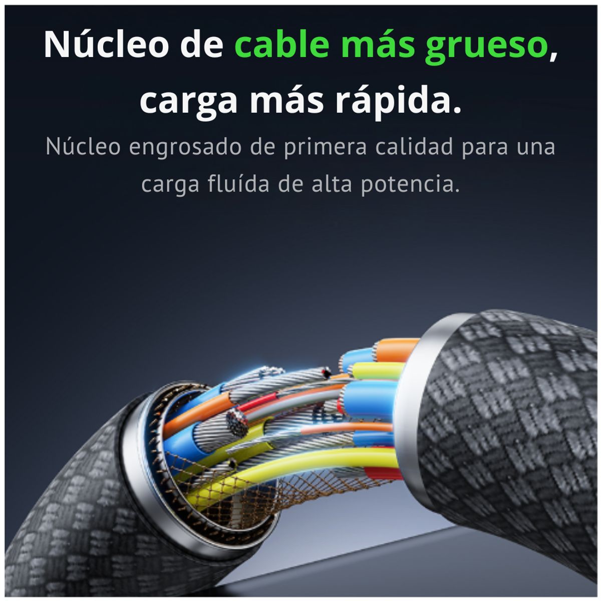 TRANYOO - Cable USB-C a Lightning 1.2 m 36W con LED y Carga Rápida CL-8