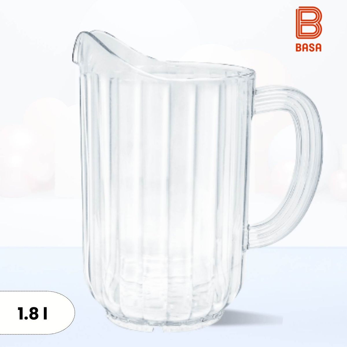 BASA - Jarra de Plastico Polipopileno Bclear Lux Basa 1.8 l