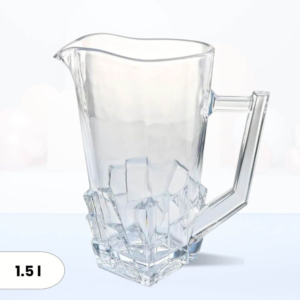 Ichimatsu - Jarra de Vidrio Cuadrada 1.50 l
