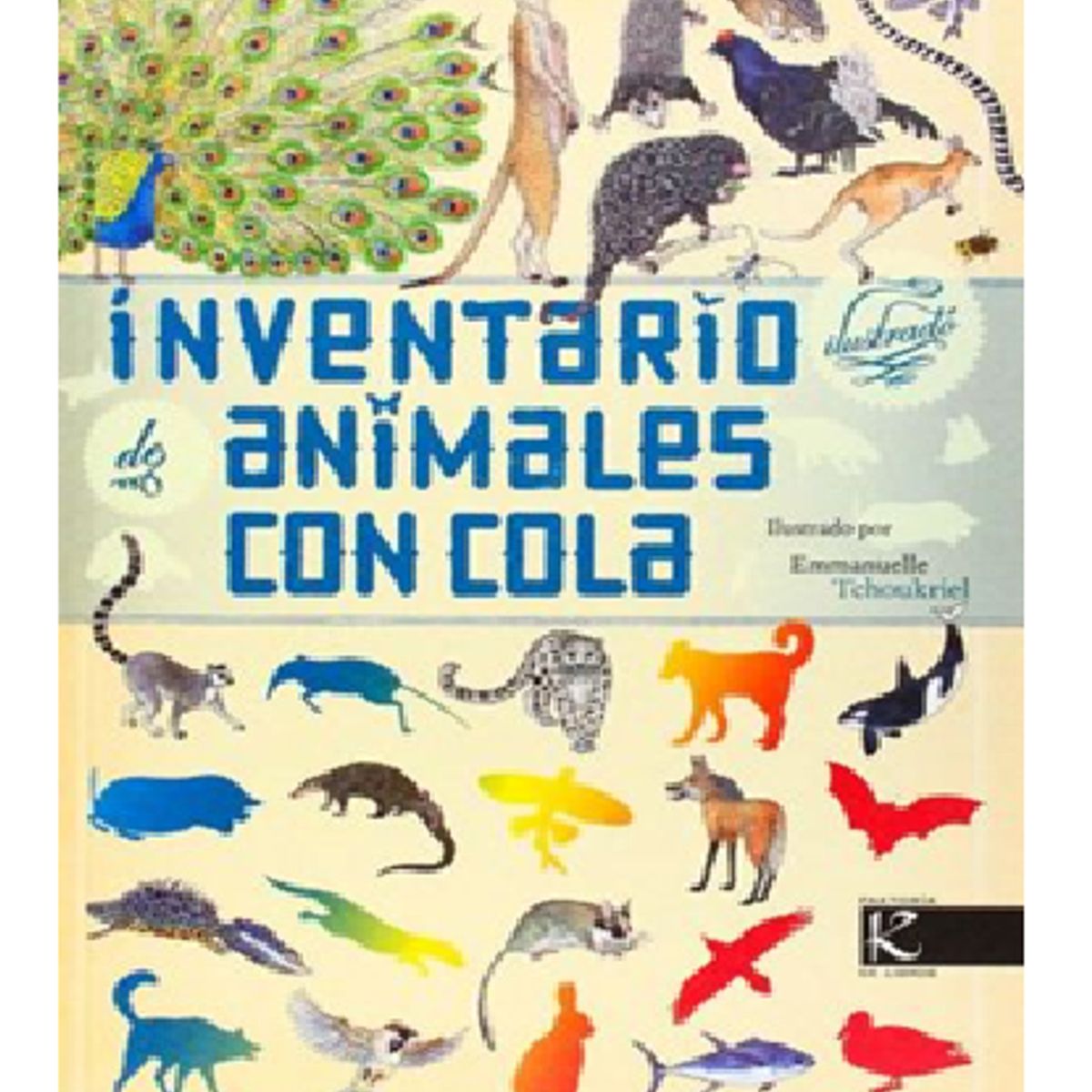 GENERICO - Libro infantil Inventario Ilustrado de Animales con Cola