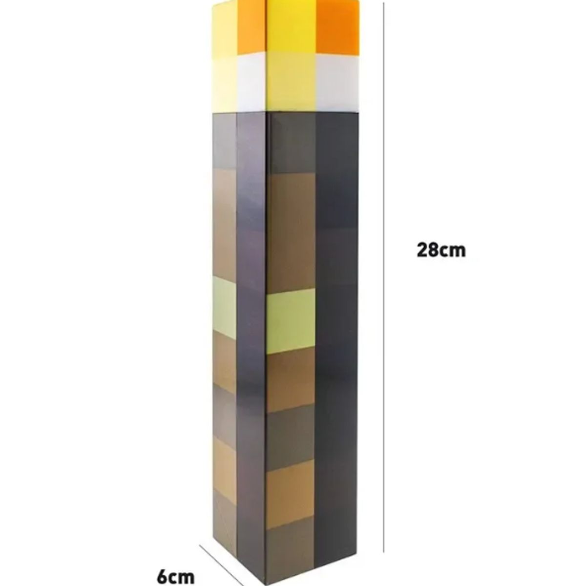 PLAY FUN - MINECRAFT ANTORCHA LUCES 4 COLORES