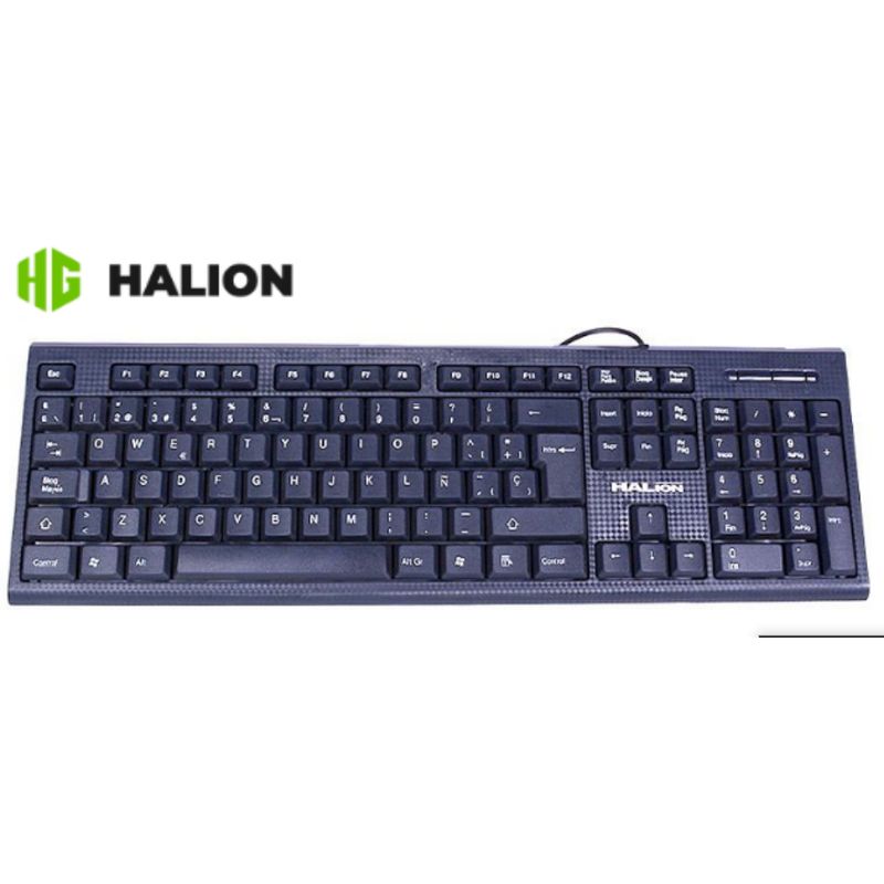 HALION - Teclado STANDARD HA-K390 USB HALION
