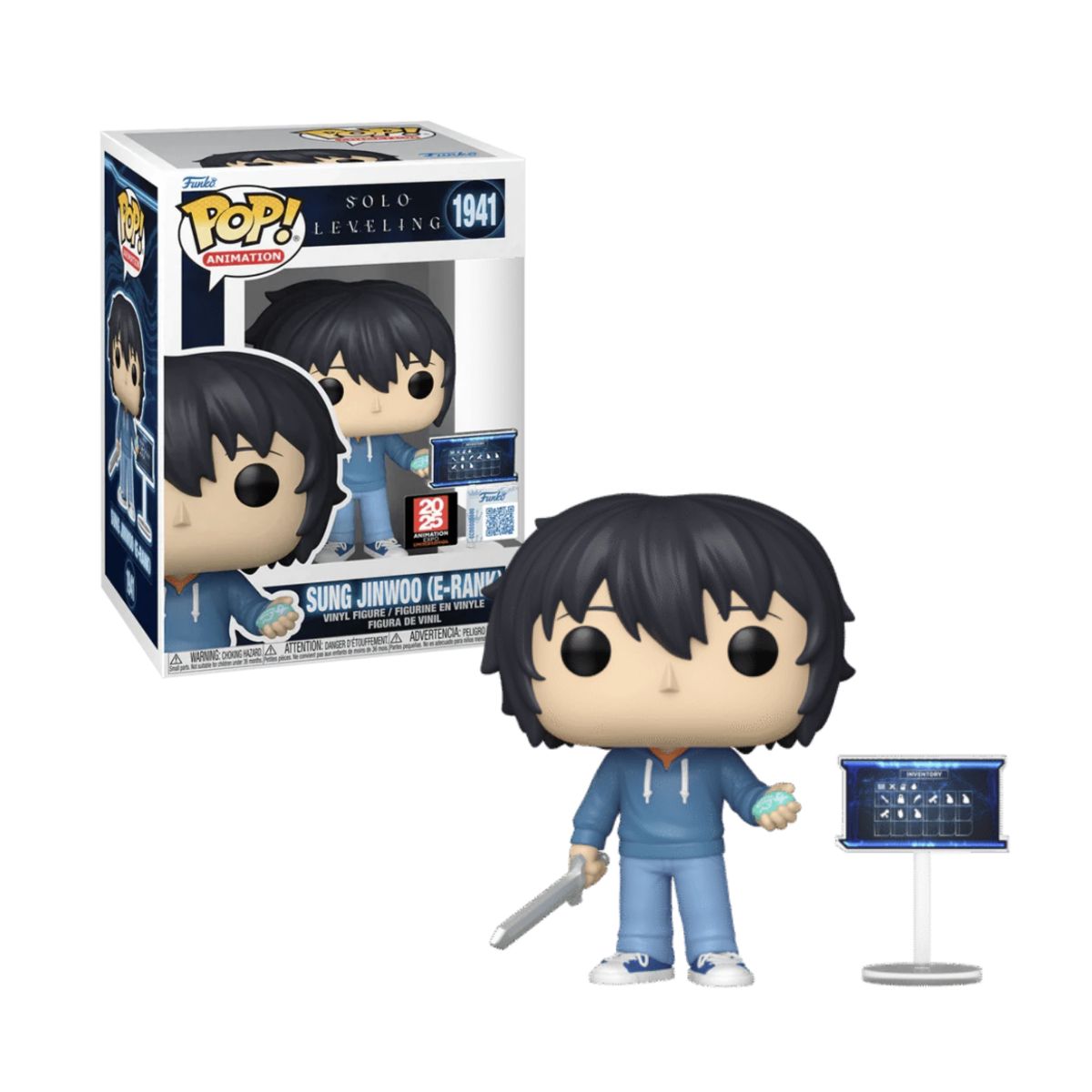 FUNKO - Sung Jinwoo E-Rank Funko Pop 1941 Solo Leveling Exclusivo
