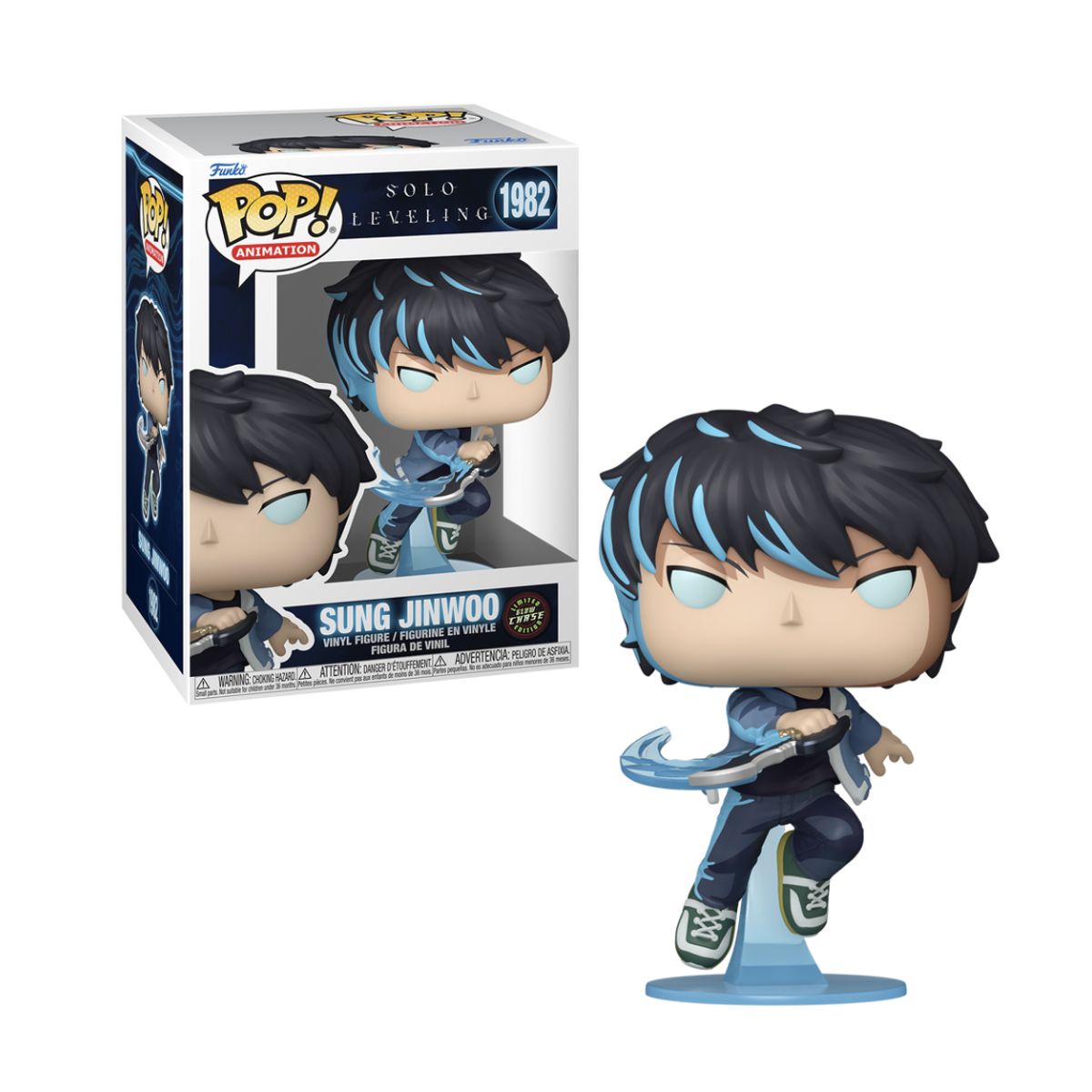 FUNKO - Sung Jinwoo Chase Glow Funko Pop 1982 Solo Leveling