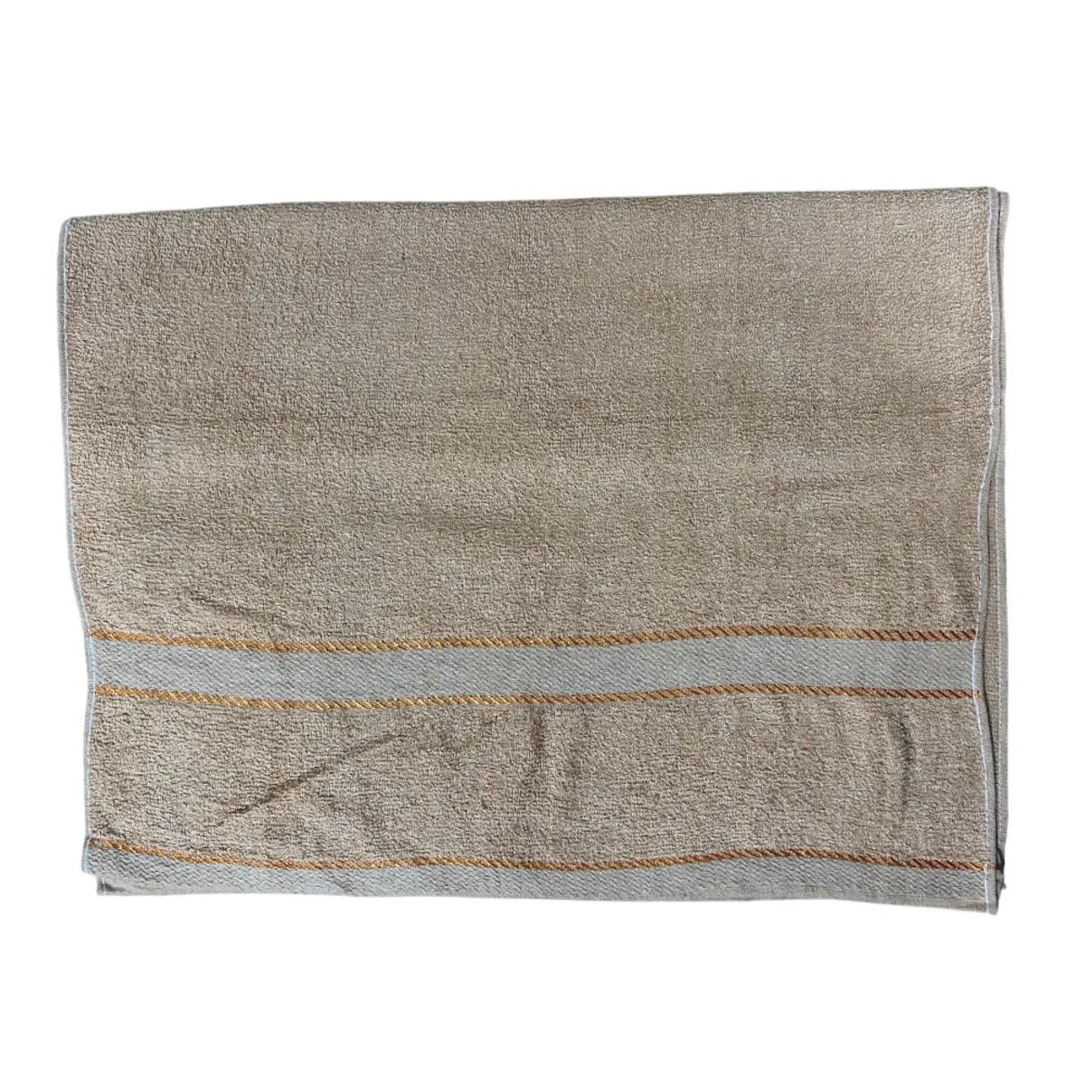 GENERICO - Toalla de cuerpo Naranja Beige - 140x68cm