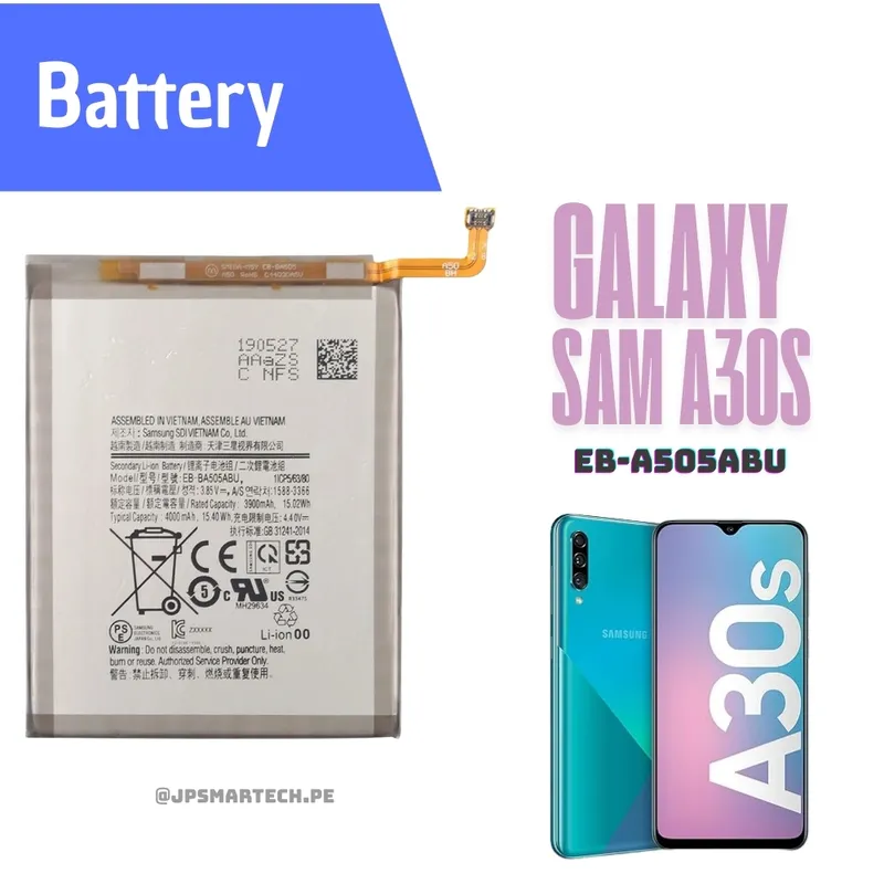 OEM - BATERIA SAMSUNG A30S TORIGINAL-SM NUEVO
