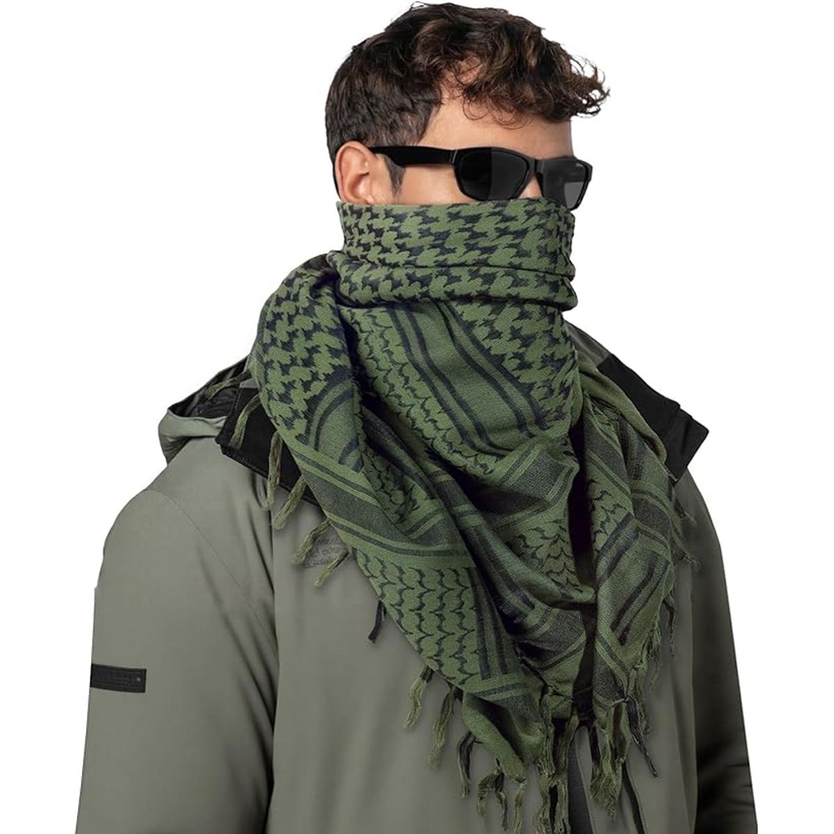 GENERICO - Bufanda tactica - Shemagh 100 algodon