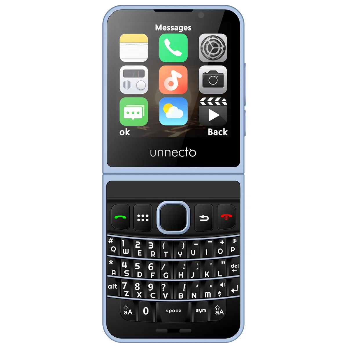 UNNECTO - Celular Unnecto Snap 128MB ROM + 48MB RAM - Azul