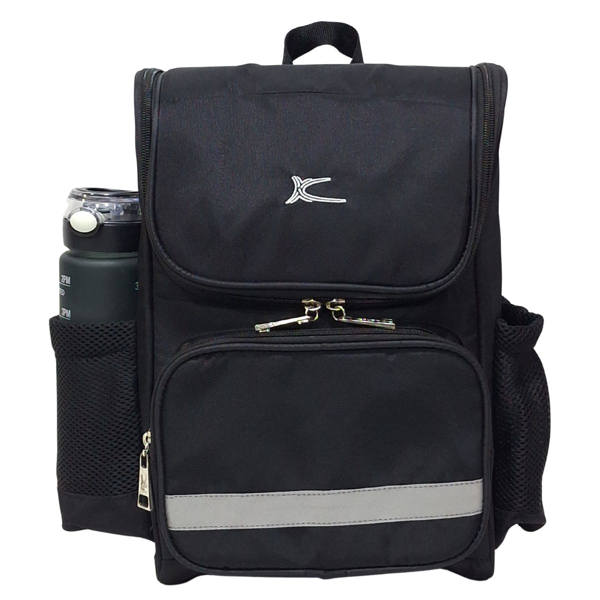 KENGAR - Kit Mochila - Lonchera Larry Kids Kengar Negro