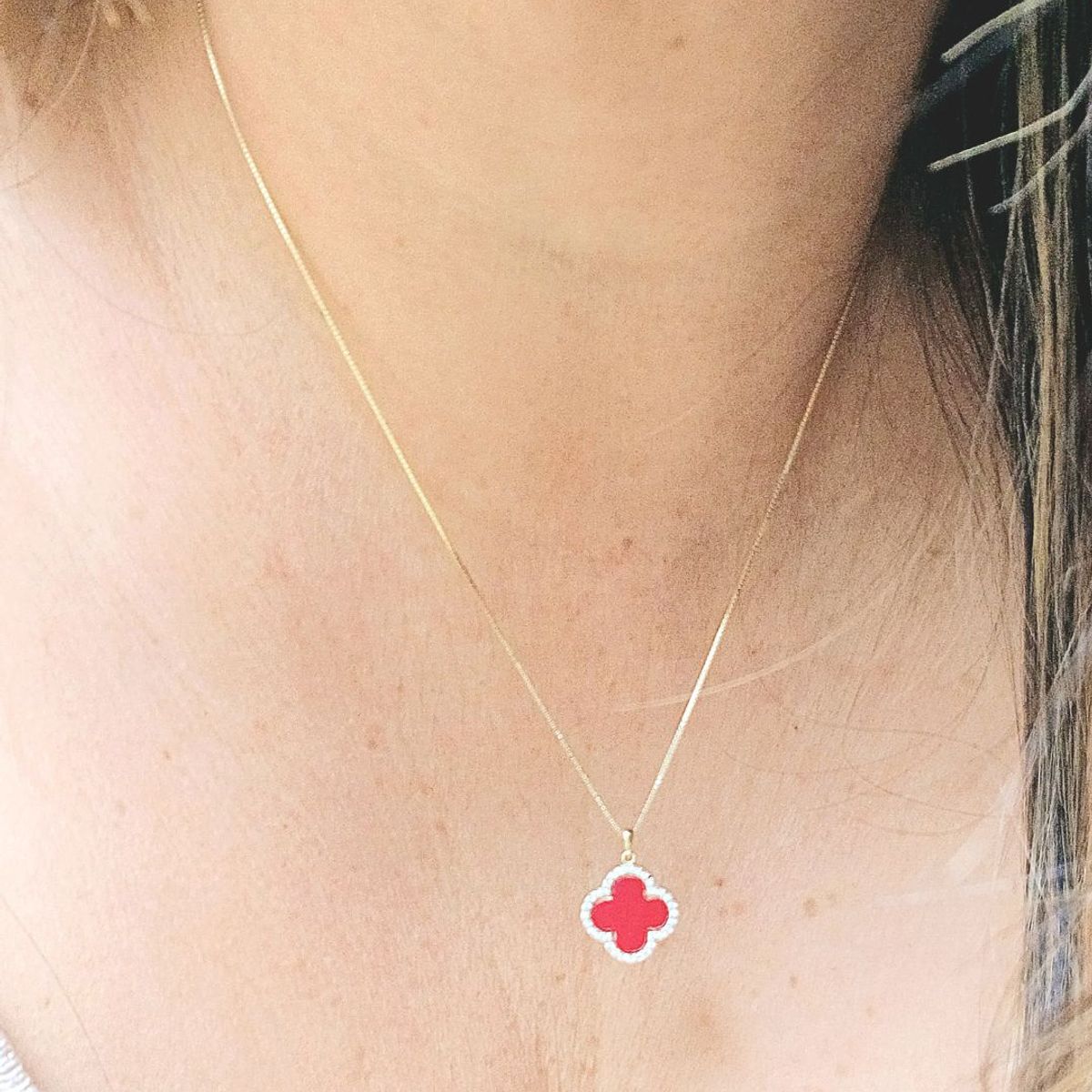 GENERICO - COLLAR ALHAMBRA EN PLATA BAÑADA EN ORO