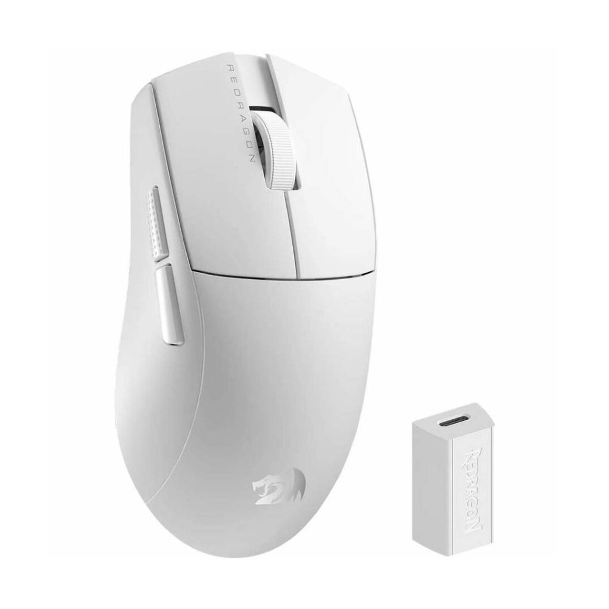 REDRAGON - Mouse Redragon Blanco M916 K1NG PRO 1K Hz Inalambrico
