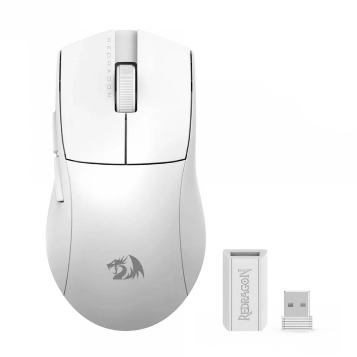 REDRAGON - Mouse Redragon Blanco M916 K1NG PRO 1K Hz Inalambrico
