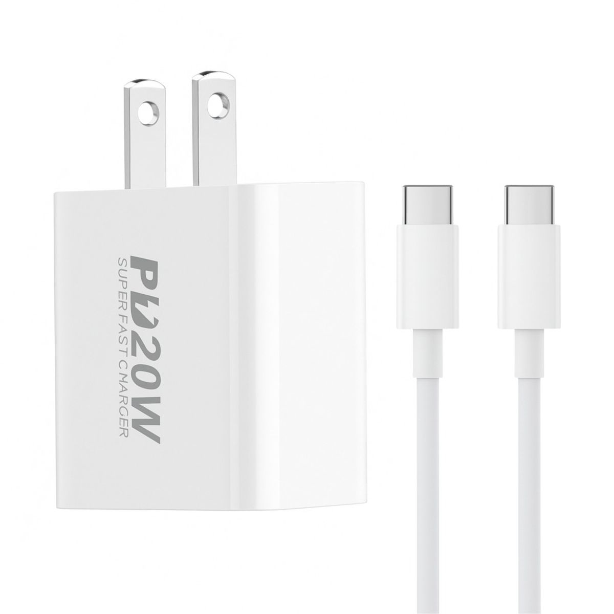 TRANYOO - Cargador USB-C 20W con Cable USB-C a USB-C 1m  Tranyoo T-P20C