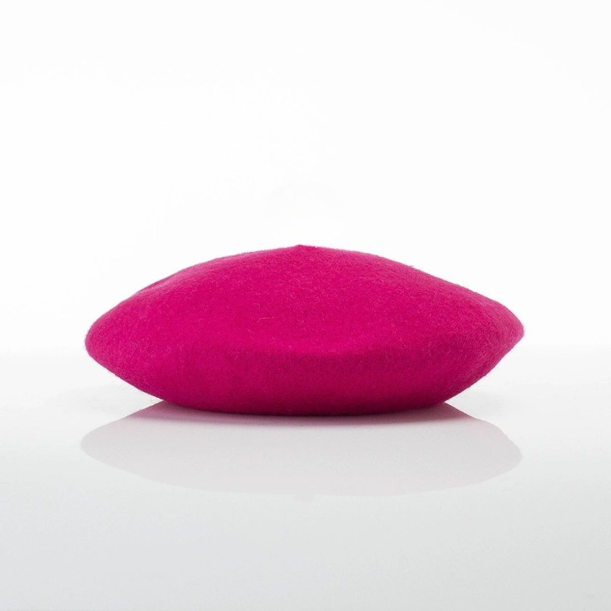 KAST PE - Boina Francesa de Lana para Mujer  Fucsia